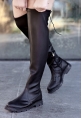 Iyan Siyah Cilt Çorap Çizme